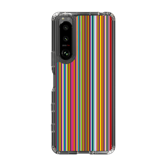 スリムプロテクションケース［ Colorful Stripe ］