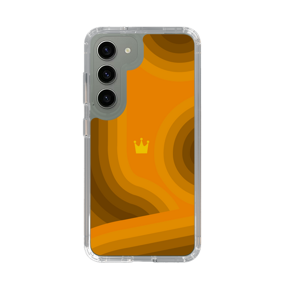 スリムプロテクションケース［ CASEPLAY Winding Pattern - Orange ］