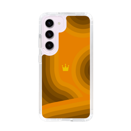スリムプロテクションケース［ CASEPLAY Winding Pattern - Orange ］