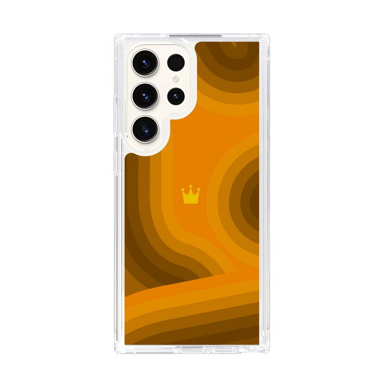 スリムプロテクションケース［ CASEPLAY Winding Pattern - Orange ］