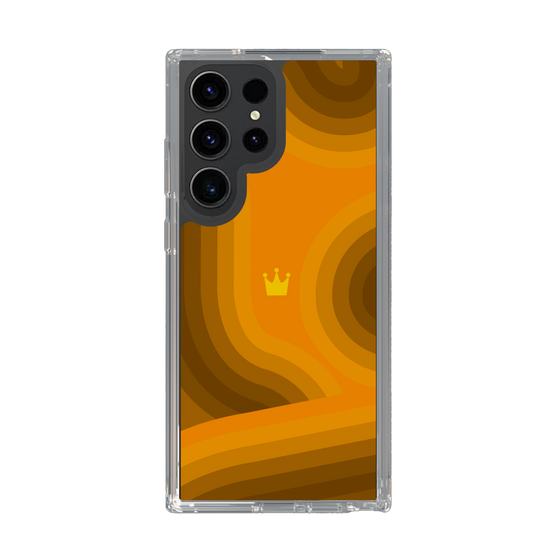 スリムプロテクションケース［ CASEPLAY Winding Pattern - Orange ］