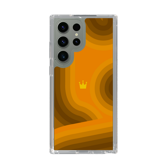 スリムプロテクションケース［ CASEPLAY Winding Pattern - Orange ］