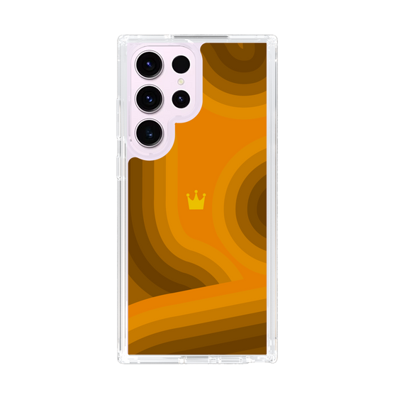 スリムプロテクションケース［ CASEPLAY Winding Pattern - Orange ］