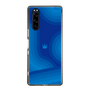 スリムプロテクションケース［ CASEPLAY Winding Pattern - Blue ］