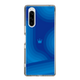 スリムプロテクションケース［ CASEPLAY Winding Pattern - Blue ］