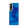 スリムプロテクションケース［ CASEPLAY Winding Pattern - Blue ］