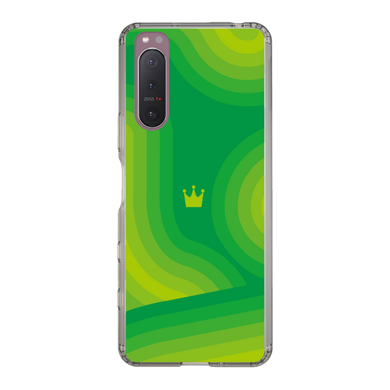 スリムプロテクションケース［ CASEPLAY Winding Pattern - Green ］