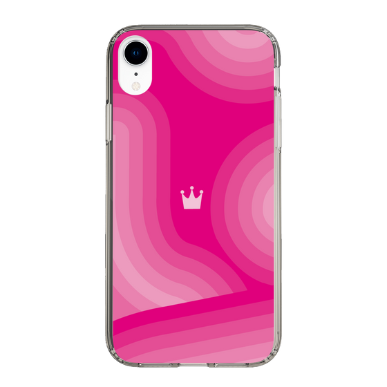 スリムプロテクションケース［ CASEPLAY Winding Pattern - Pink ］