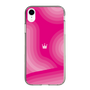 スリムプロテクションケース［ CASEPLAY Winding Pattern - Pink ］