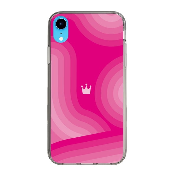 スリムプロテクションケース［ CASEPLAY Winding Pattern - Pink ］
