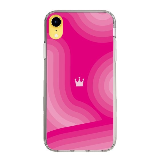 スリムプロテクションケース［ CASEPLAY Winding Pattern - Pink ］
