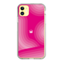 スリムプロテクションケース［ CASEPLAY Winding Pattern - Pink ］