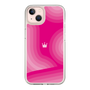 スリムプロテクションケース［ CASEPLAY Winding Pattern - Pink ］