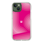 スリムプロテクションケース［ CASEPLAY Winding Pattern - Pink ］