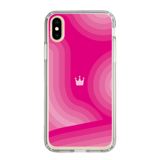 スリムプロテクションケース［ CASEPLAY Winding Pattern - Pink ］