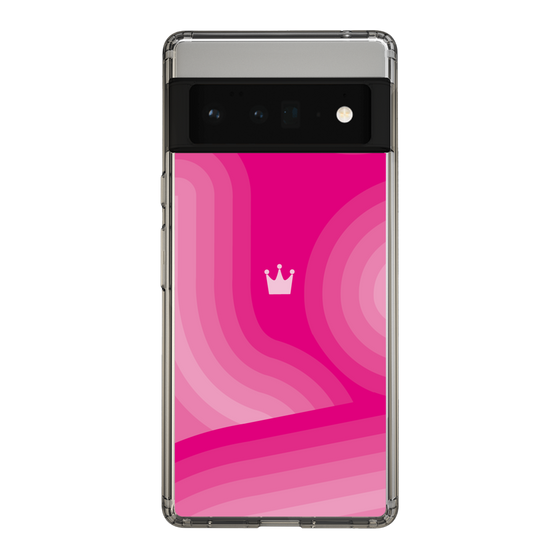 スリムプロテクションケース［ CASEPLAY Winding Pattern - Pink ］