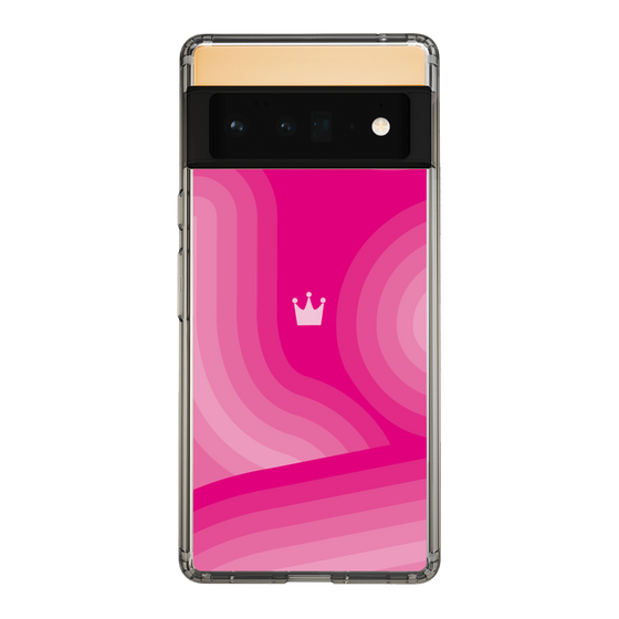 スリムプロテクションケース［ CASEPLAY Winding Pattern - Pink ］