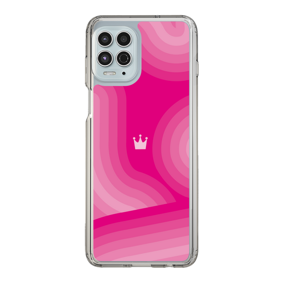 スリムプロテクションケース［ CASEPLAY Winding Pattern - Pink ］