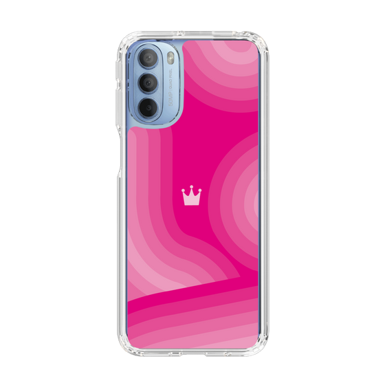 スリムプロテクションケース［ CASEPLAY Winding Pattern - Pink ］