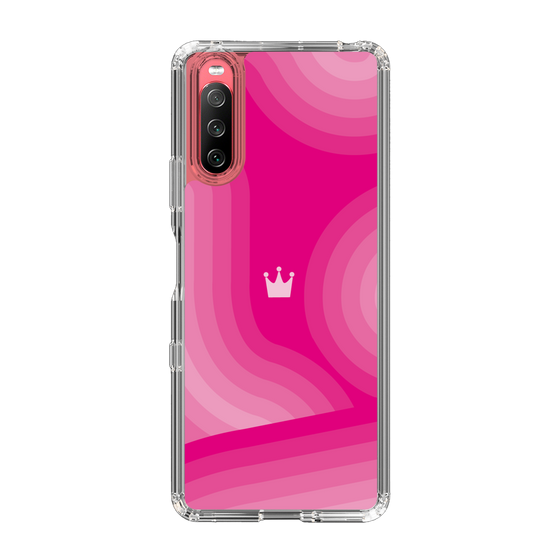 スリムプロテクションケース［ CASEPLAY Winding Pattern - Pink ］