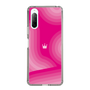 スリムプロテクションケース［ CASEPLAY Winding Pattern - Pink ］