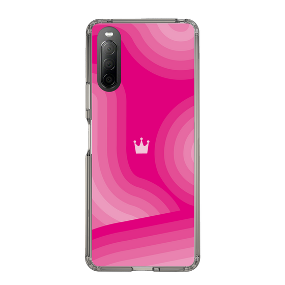 スリムプロテクションケース［ CASEPLAY Winding Pattern - Pink ］