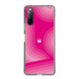 スリムプロテクションケース［ CASEPLAY Winding Pattern - Pink ］