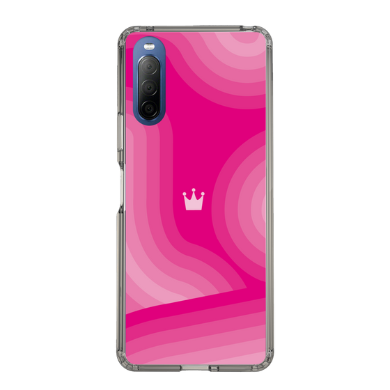 スリムプロテクションケース［ CASEPLAY Winding Pattern - Pink ］