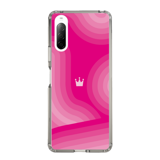 スリムプロテクションケース［ CASEPLAY Winding Pattern - Pink ］