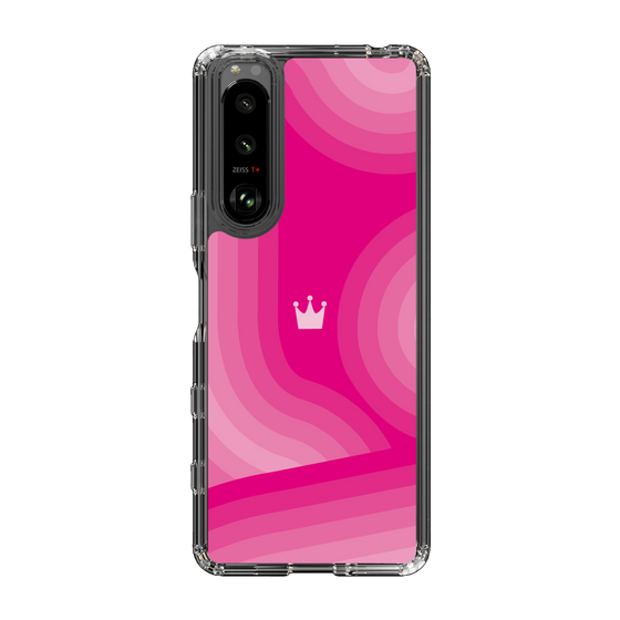 スリムプロテクションケース［ CASEPLAY Winding Pattern - Pink ］