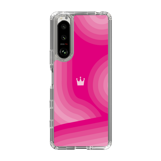 スリムプロテクションケース［ CASEPLAY Winding Pattern - Pink ］