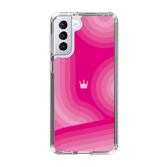スリムプロテクションケース［ CASEPLAY Winding Pattern - Pink ］