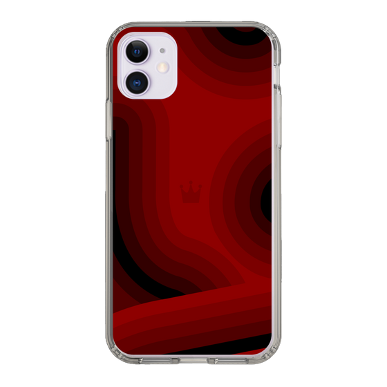 スリムプロテクションケース［ CASEPLAY Winding Pattern - Red ］