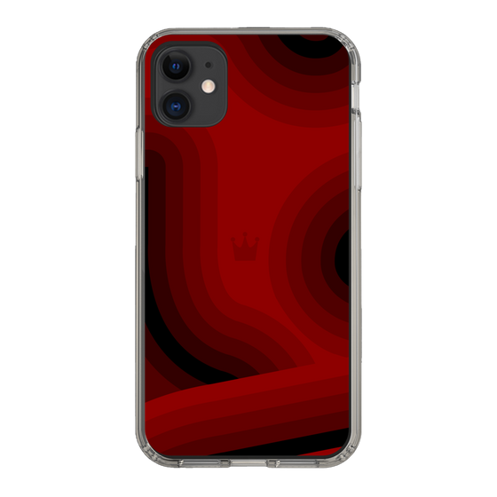 スリムプロテクションケース［ CASEPLAY Winding Pattern - Red ］