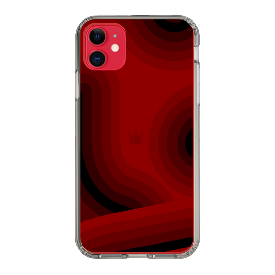 スリムプロテクションケース［ CASEPLAY Winding Pattern - Red ］