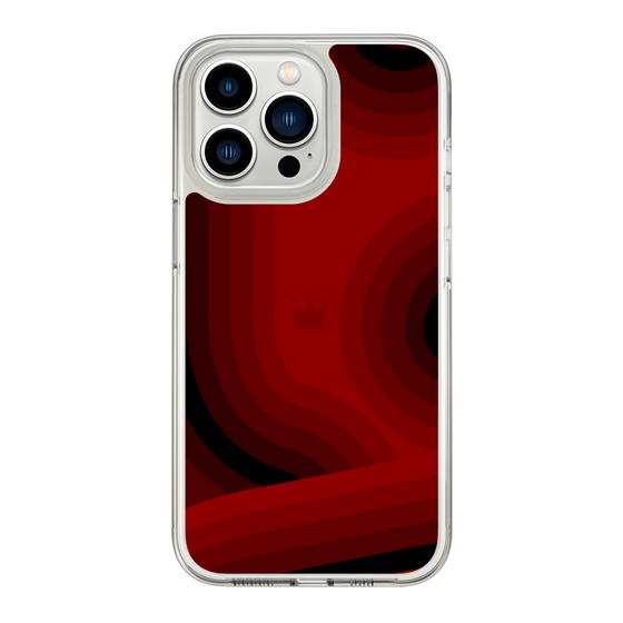スリムプロテクションケース［ CASEPLAY Winding Pattern - Red ］
