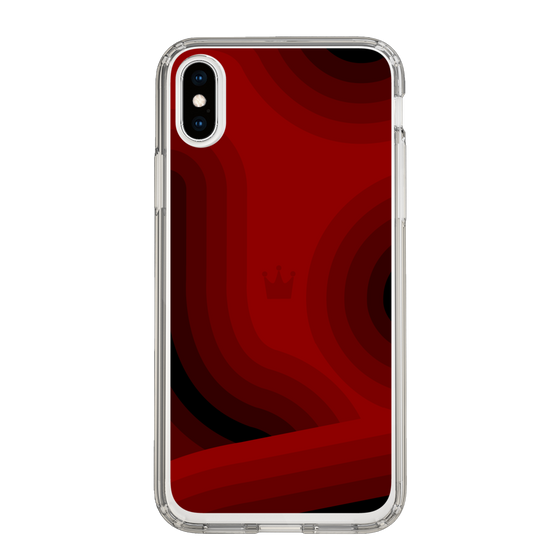 スリムプロテクションケース［ CASEPLAY Winding Pattern - Red ］