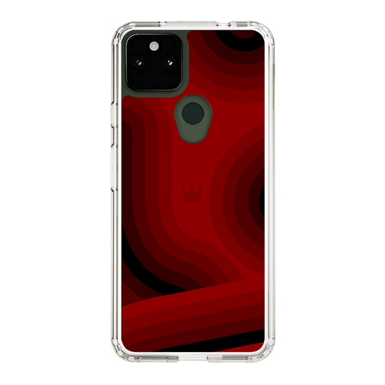 スリムプロテクションケース［ CASEPLAY Winding Pattern - Red ］