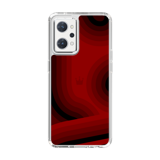 スリムプロテクションケース［ CASEPLAY Winding Pattern - Red ］