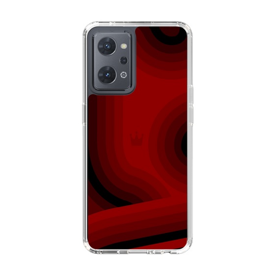 スリムプロテクションケース［ CASEPLAY Winding Pattern - Red ］