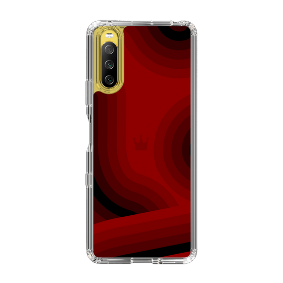 スリムプロテクションケース［ CASEPLAY Winding Pattern - Red ］