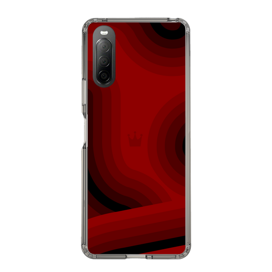 スリムプロテクションケース［ CASEPLAY Winding Pattern - Red ］