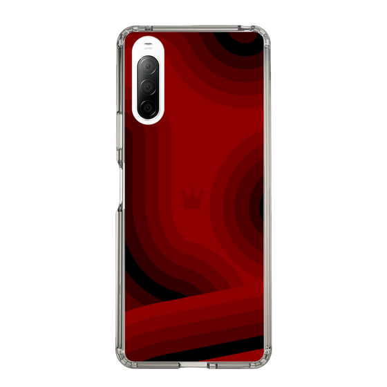 スリムプロテクションケース［ CASEPLAY Winding Pattern - Red ］