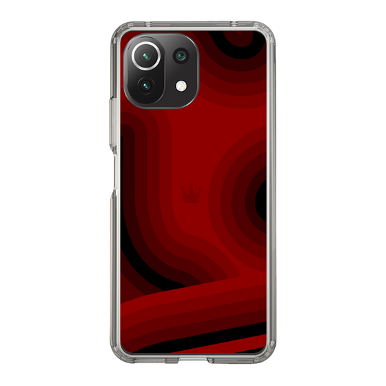 スリムプロテクションケース［ CASEPLAY Winding Pattern - Red ］