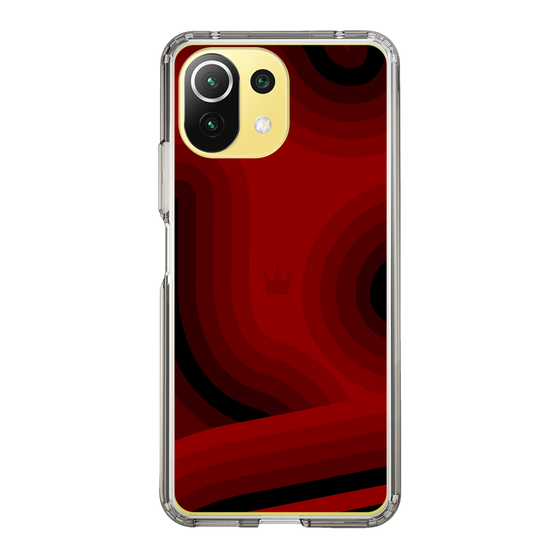 スリムプロテクションケース［ CASEPLAY Winding Pattern - Red ］