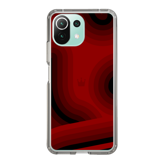 スリムプロテクションケース［ CASEPLAY Winding Pattern - Red ］
