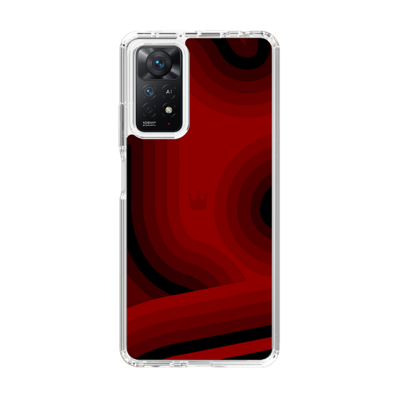 スリムプロテクションケース［ CASEPLAY Winding Pattern - Red ］