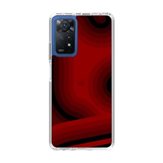 スリムプロテクションケース［ CASEPLAY Winding Pattern - Red ］