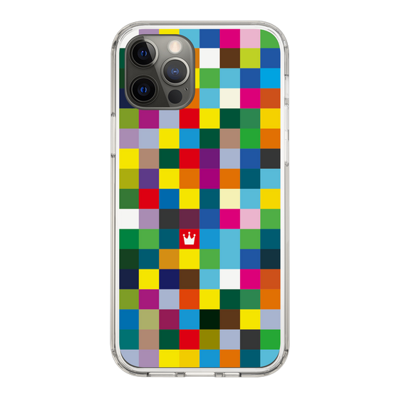 スリムプロテクションケース［ CASEPLAY Rainbow Check ］