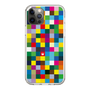 スリムプロテクションケース［ CASEPLAY Rainbow Check ］